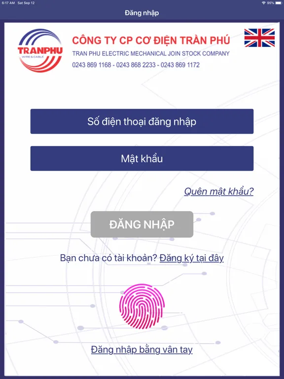 ภาพหน้าจอของ TRANPHU - Xác thực chính hãng iPad 