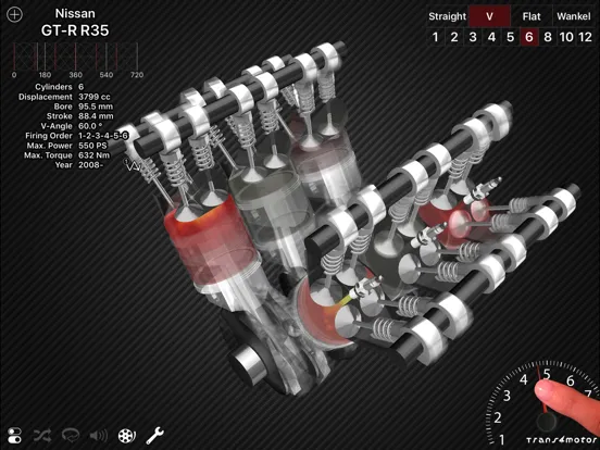Capturas de pantalla de Trans4motor - Engine Simulator iPad 