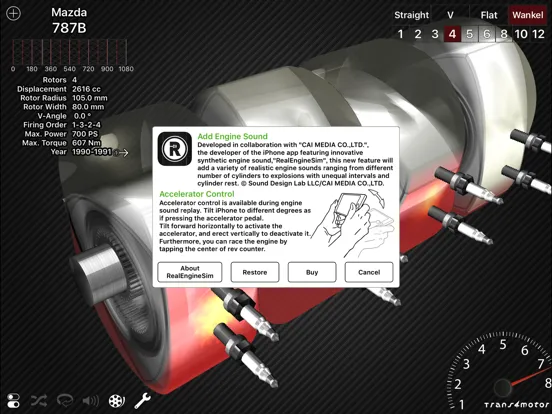 Capturas de pantalla de Trans4motor - Engine Simulator iPad 