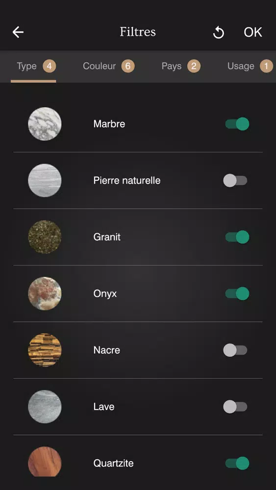 MDY Stone color chart应用截图