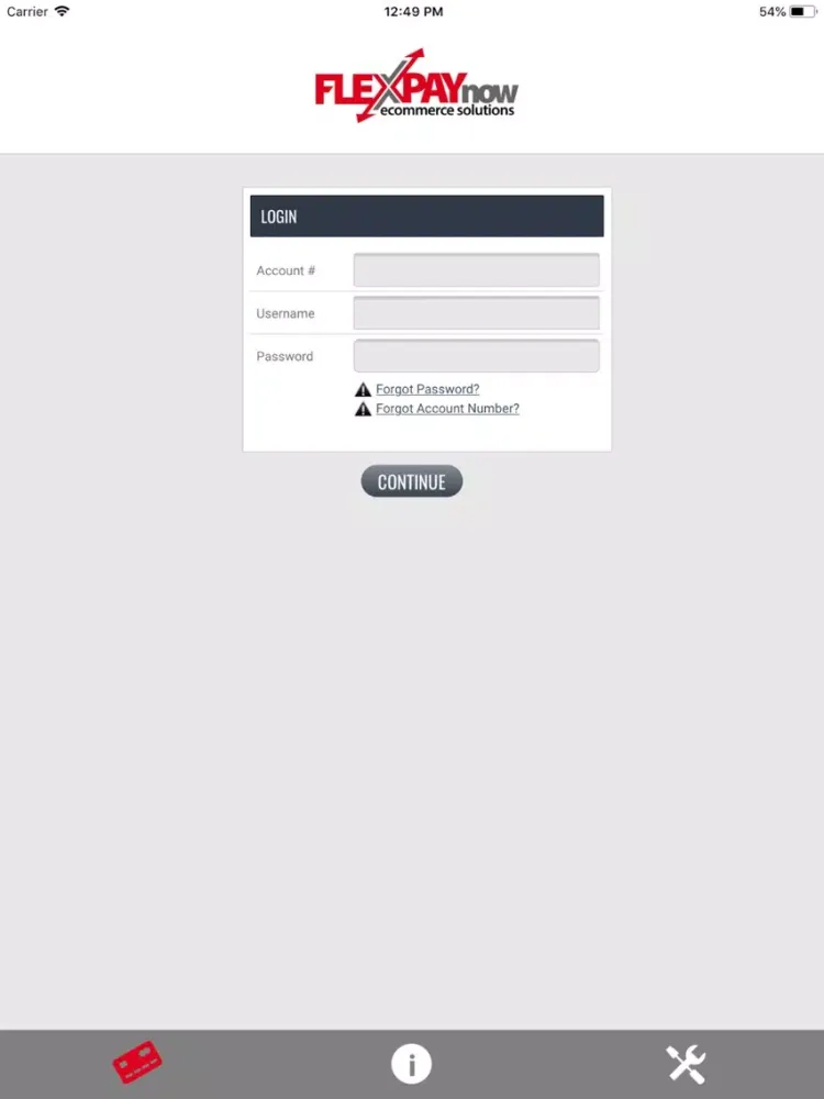 FlexPayNow iPad 應用截圖