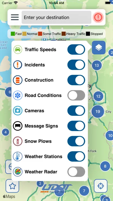 UDOT Traffic 스크린샷