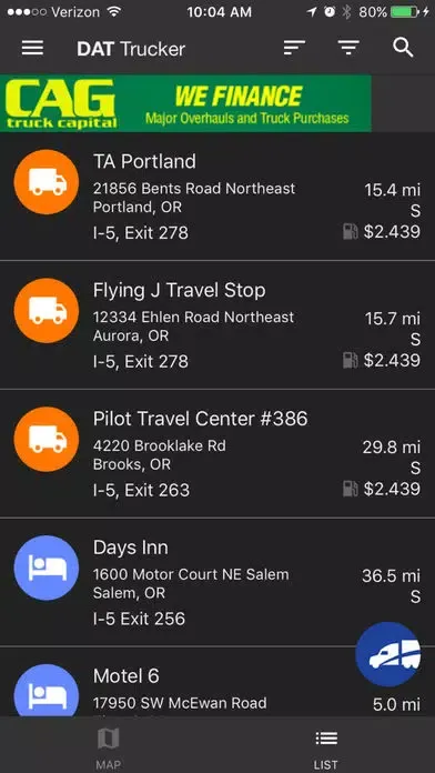 DAT Trucker स्क्रीनशॉट