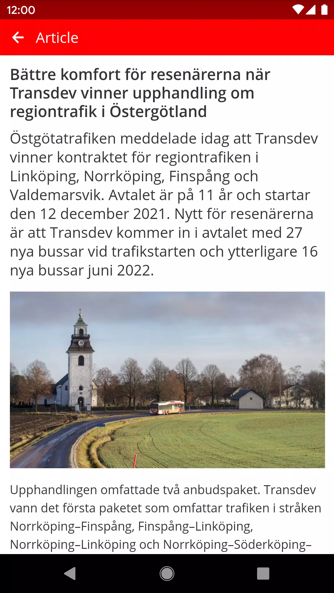 Mitt Transdev Screenshots