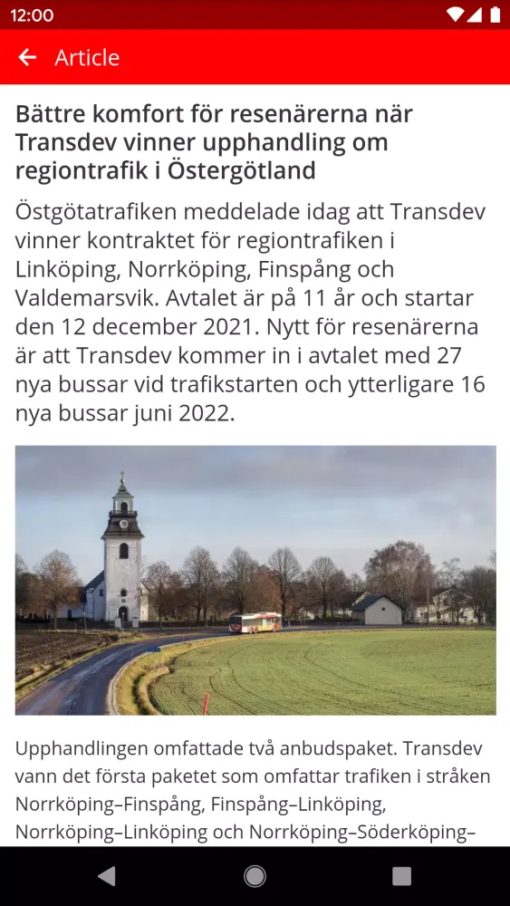 Screenshot di Mitt Transdev