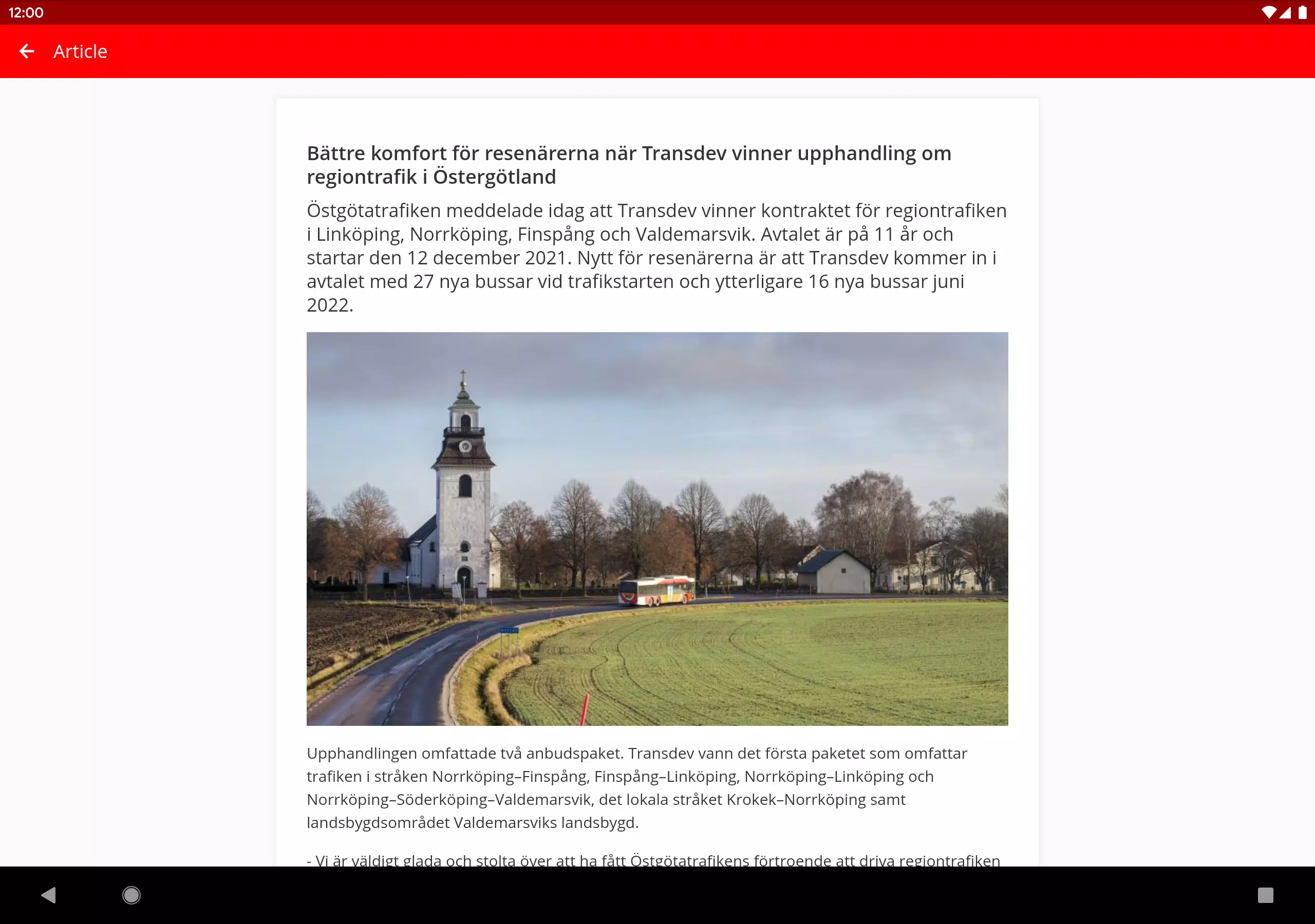 Mitt Transdev Screenshots