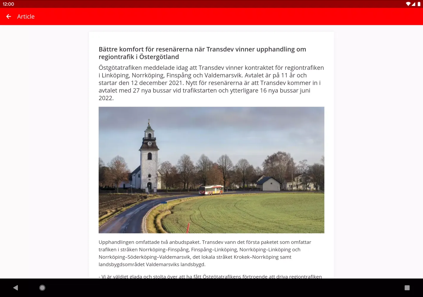 Screenshot di Mitt Transdev