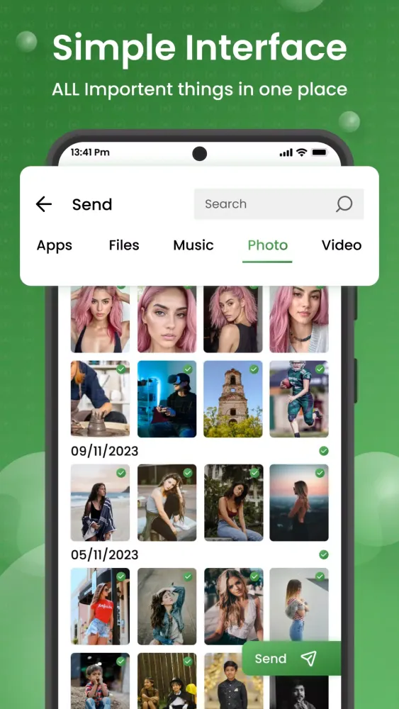 Files sharing - files transfer Screenshots