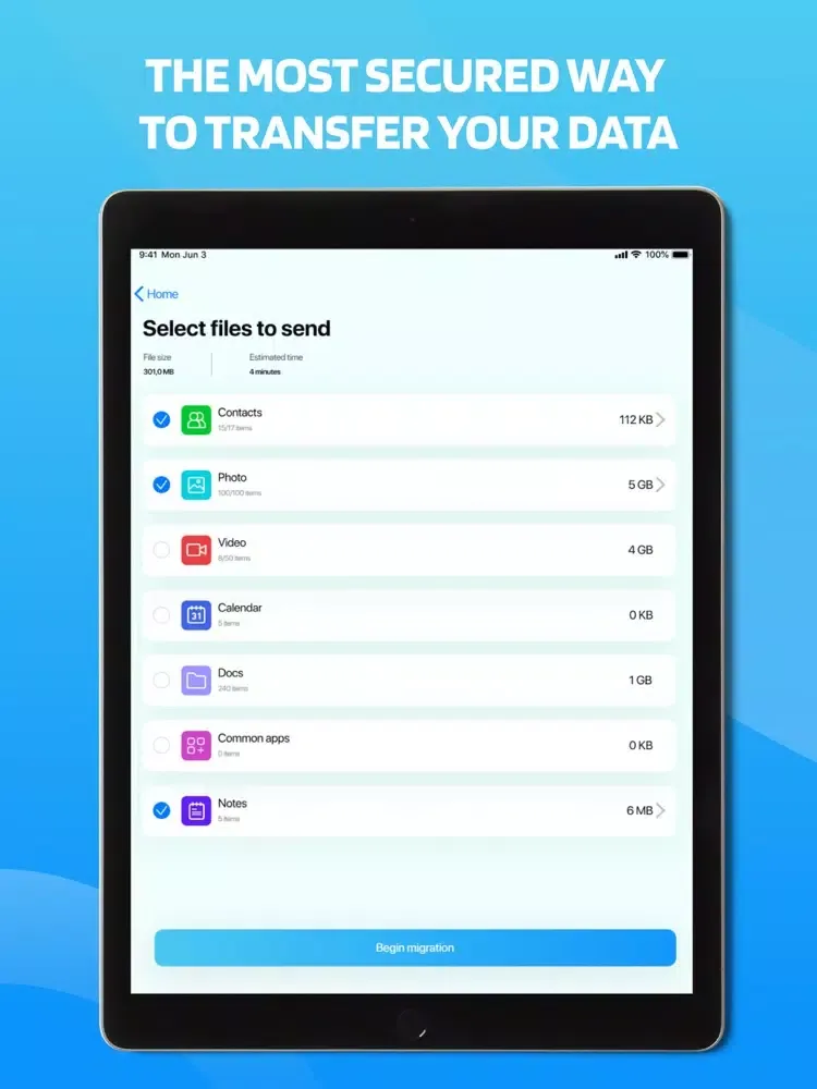 ภาพหน้าจอของ Copy Files & Transfer my data iPad 