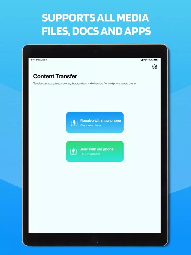 ภาพหน้าจอของ Copy Files & Transfer my data iPad 