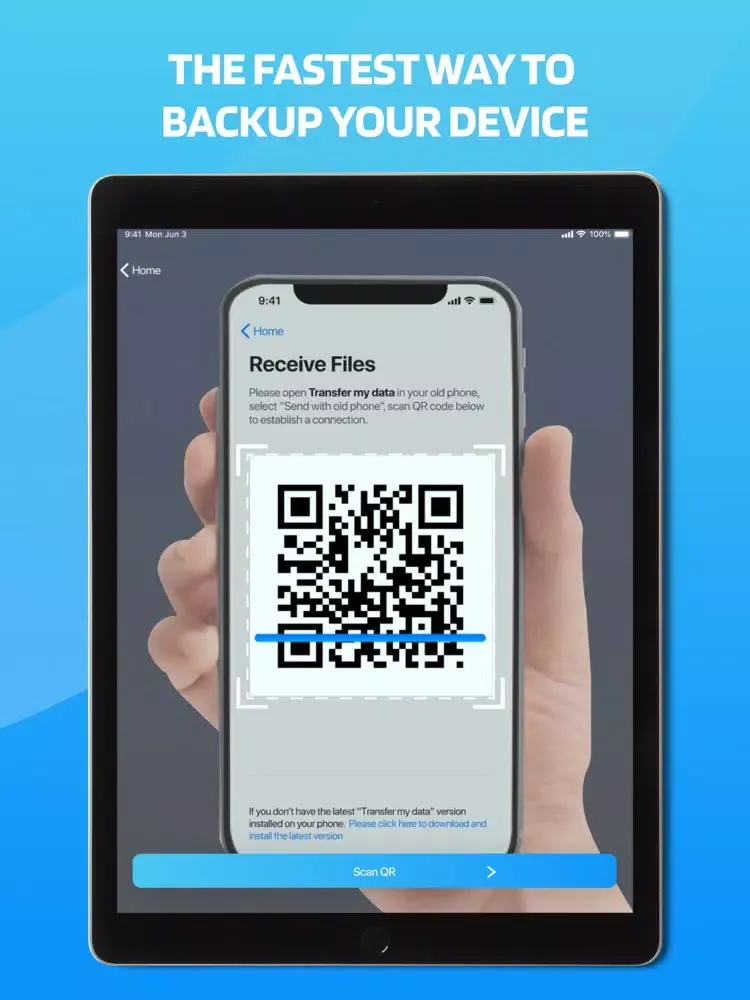 ภาพหน้าจอของ Copy Files & Transfer my data iPad 