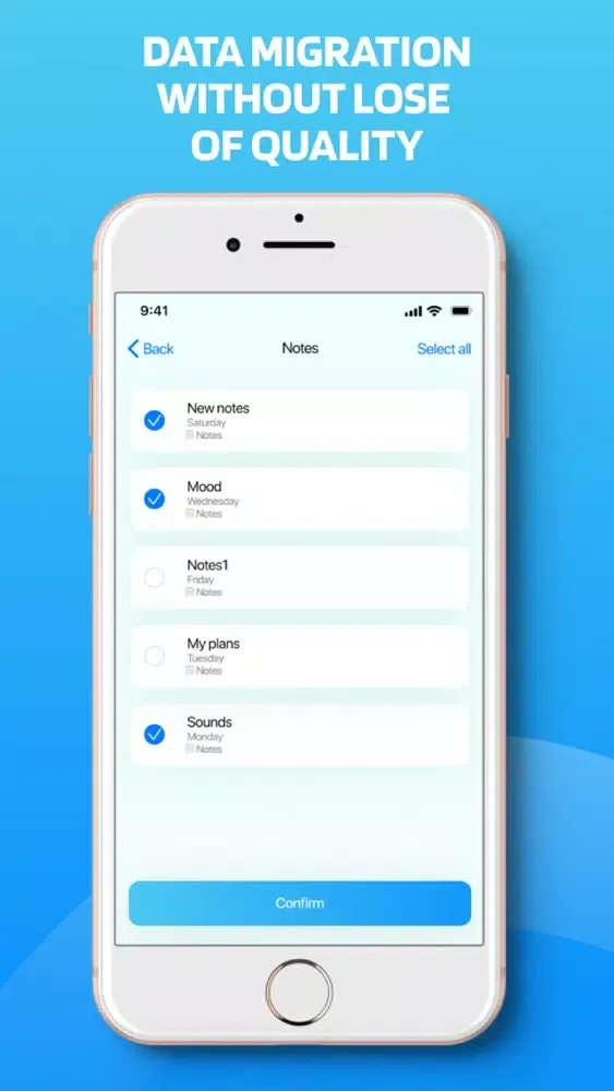 ภาพหน้าจอของ Copy Files & Transfer my data