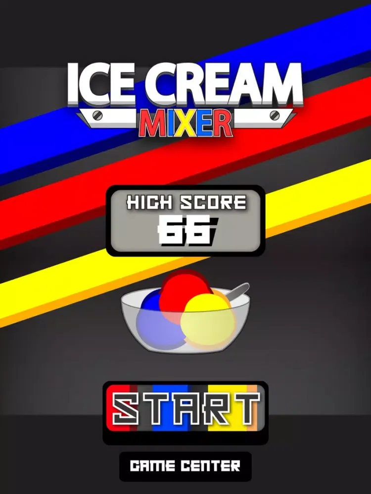 Capturas de tela do Ice Cream Mixer iPad 