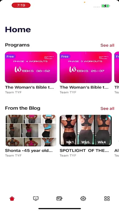 Capturas de pantalla de Transform You Fitness