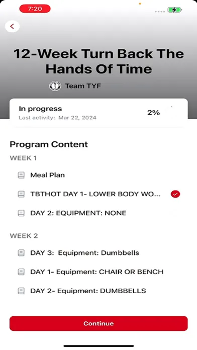 Capturas de pantalla de Transform You Fitness