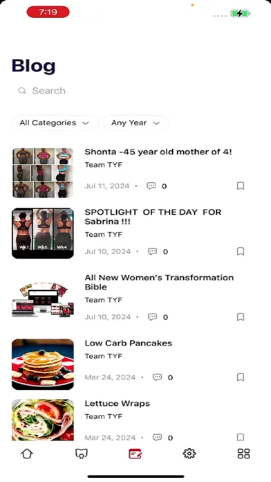Capturas de pantalla de Transform You Fitness