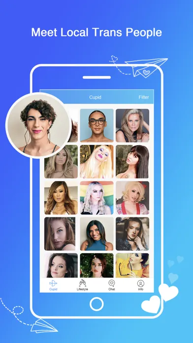 Tser: TS, Transgender Dating Screenshots
