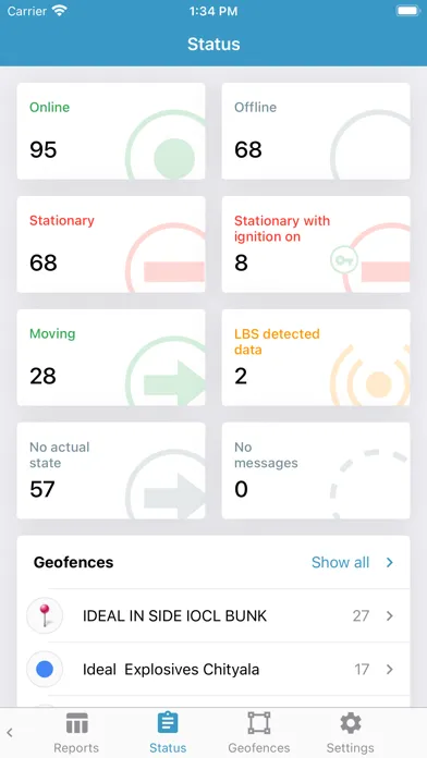 TGG Tracking Screenshots