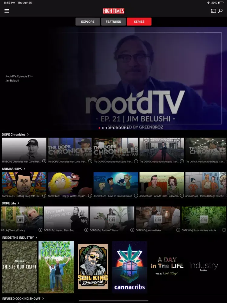 تصاویر High Times TV iPad 
