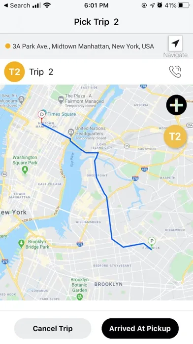 Transit Partners-Driver Ekran Görüntüleri