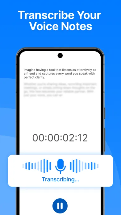 Capturas de pantalla de Transkriptor - Speech to Text