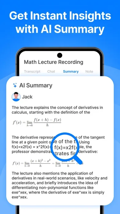 Capturas de pantalla de Transkriptor - Speech to Text