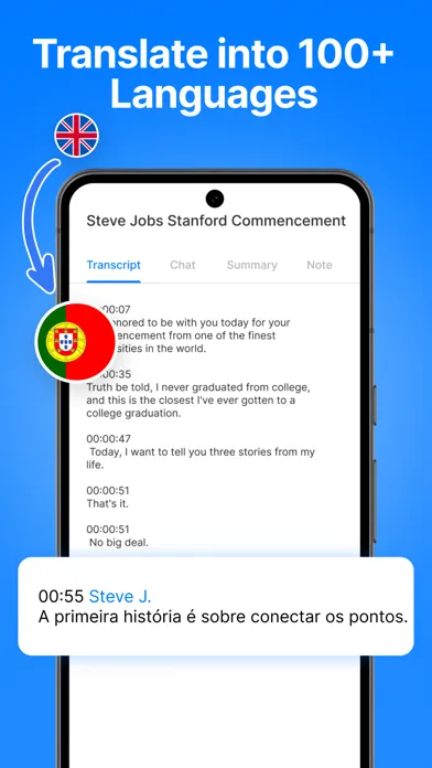 Capturas de pantalla de Transkriptor - Speech to Text