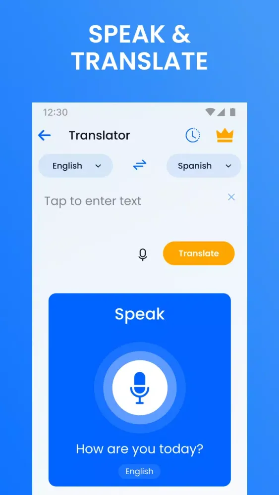 Скриншоты All Language Translator App