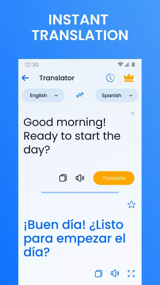 Скриншоты All Language Translator App
