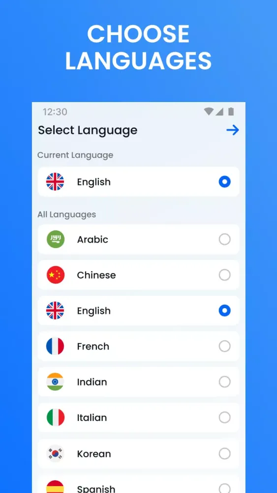 Скриншоты All Language Translator App