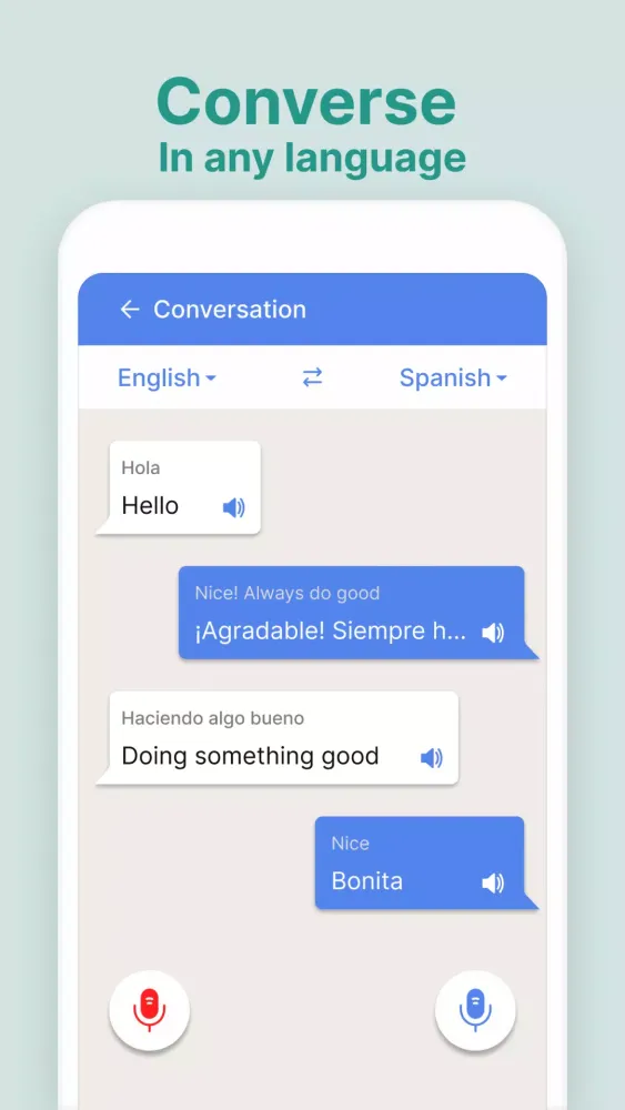 Captures d'écran de Translate