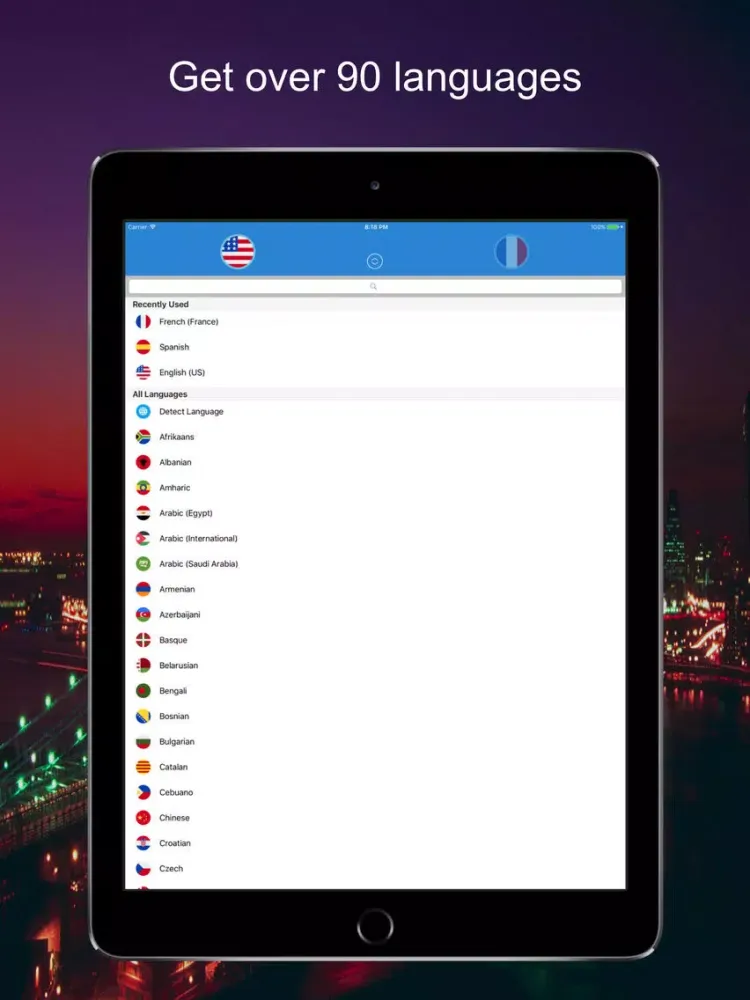 Zrzuty ekranu Voice & Translate iPad 
