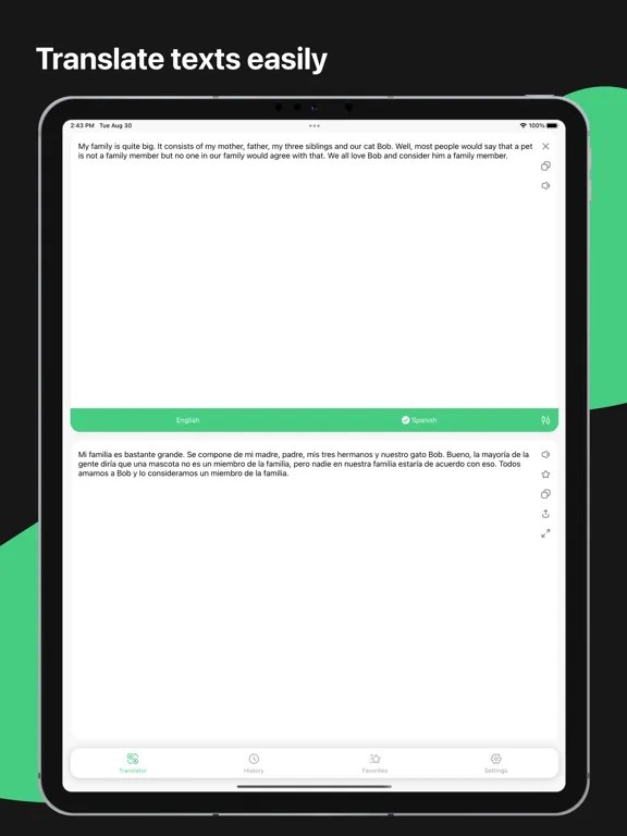 Arabic - English Translator iPad 應用截圖