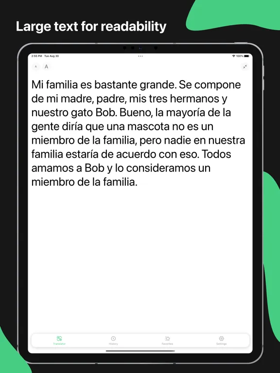 Arabic - English Translator iPad 應用截圖