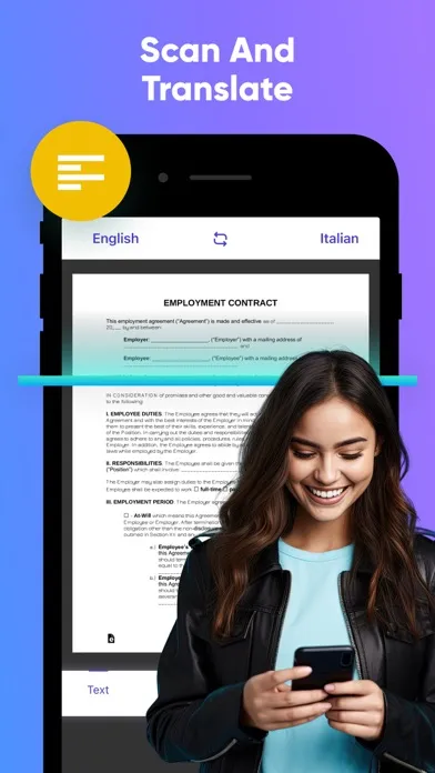 Capturas de tela do Air Translate Photo Translator