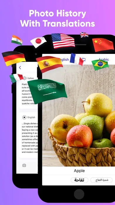 Capturas de tela do Air Translate Photo Translator
