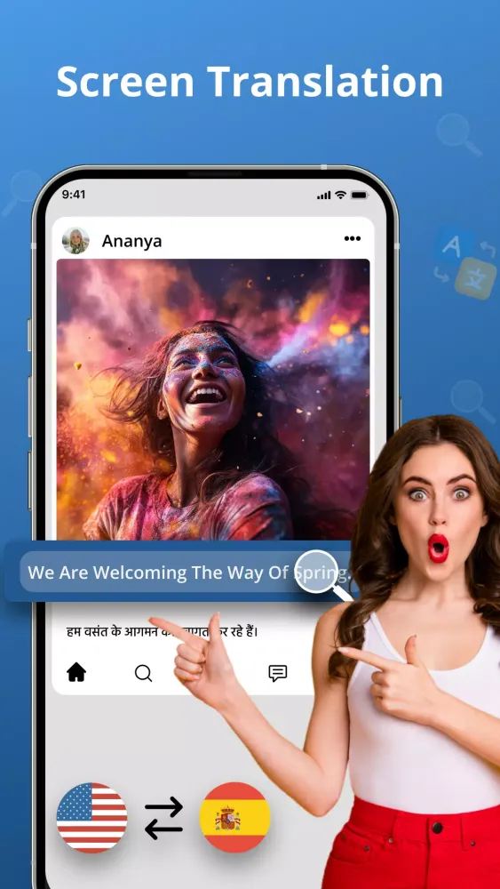 AI Voice Translator Translate Screenshots
