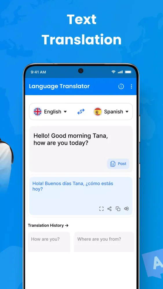 Ảnh chụp màn hình của All Languages Translator App