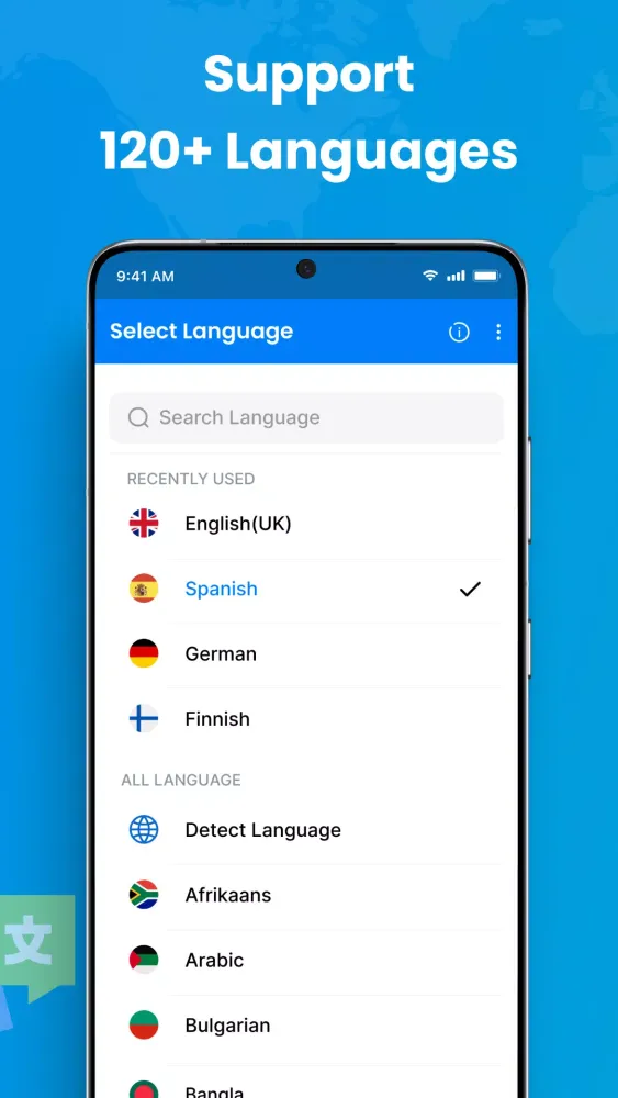 Ảnh chụp màn hình của All Languages Translator App