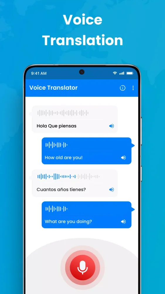 Ảnh chụp màn hình của All Languages Translator App