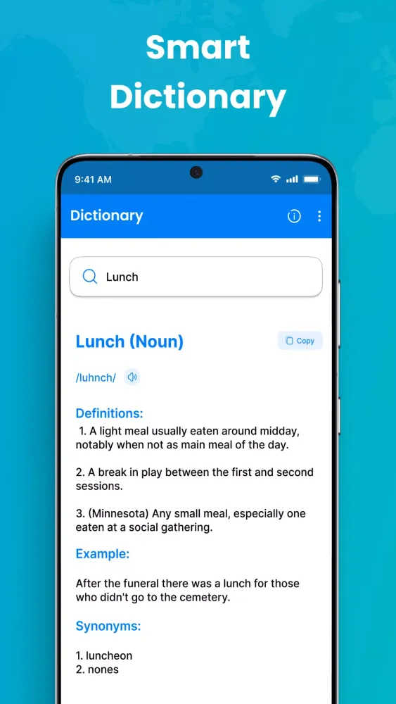 Ảnh chụp màn hình của All Languages Translator App