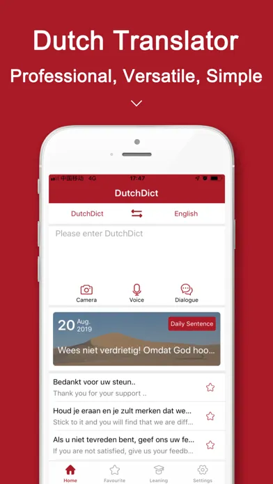 Capturas de pantalla de DutchDict - Dutch Translator