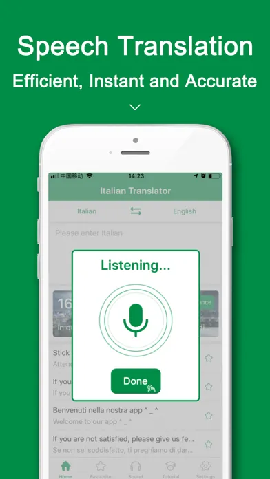 ItTranslator Italian Translate应用截图