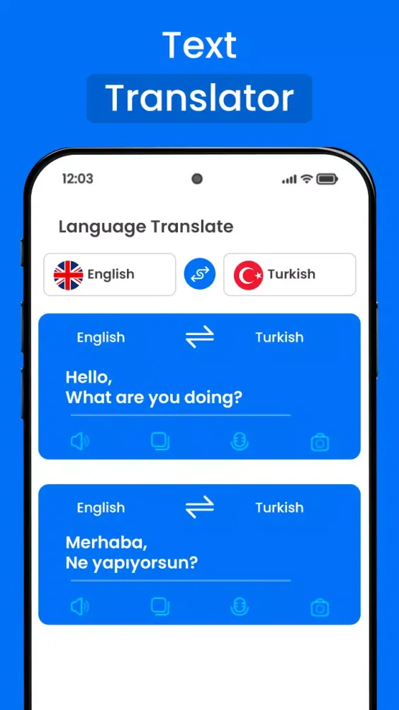 Captures d'écran de AI Translate All Languages