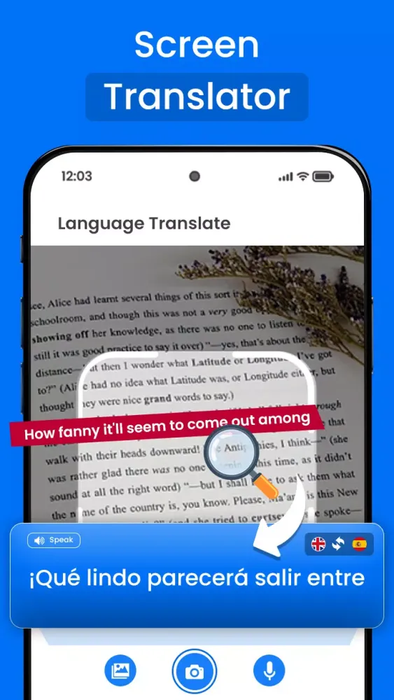 Captures d'écran de AI Translate All Languages