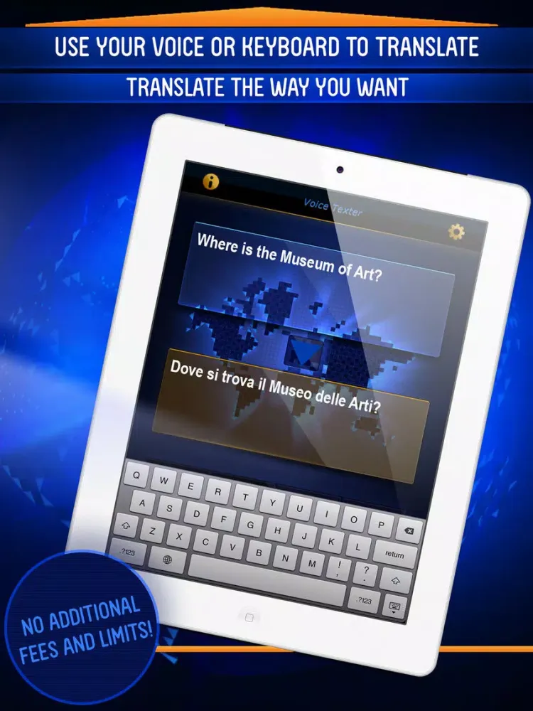 ภาพหน้าจอของ Translate Voice + translator iPad 