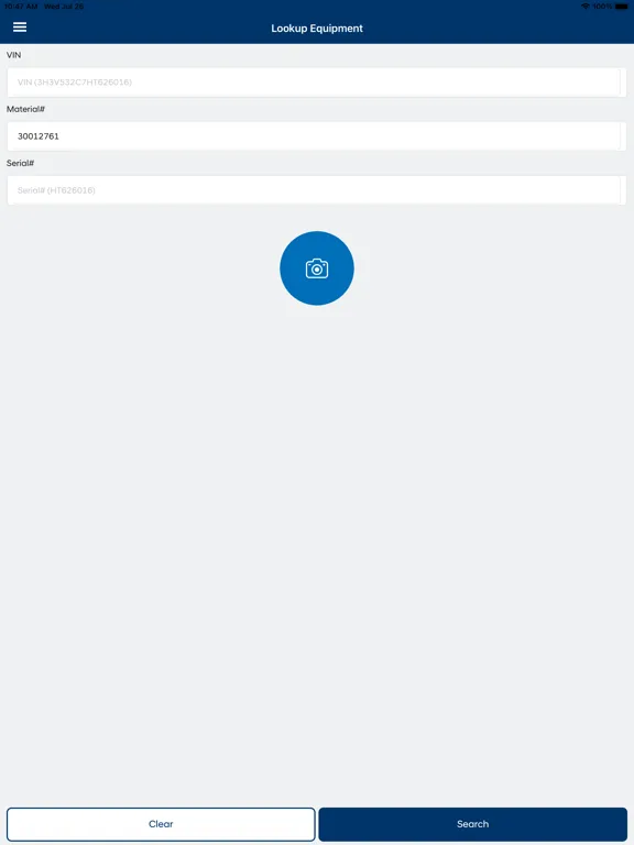 HT Warranty Mobile App iPad  Screenshots