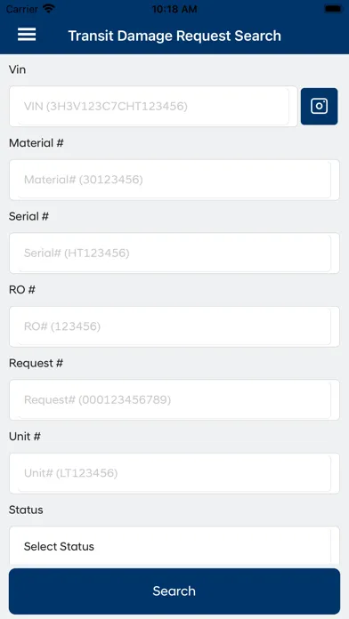 HT Warranty Mobile App Screenshots