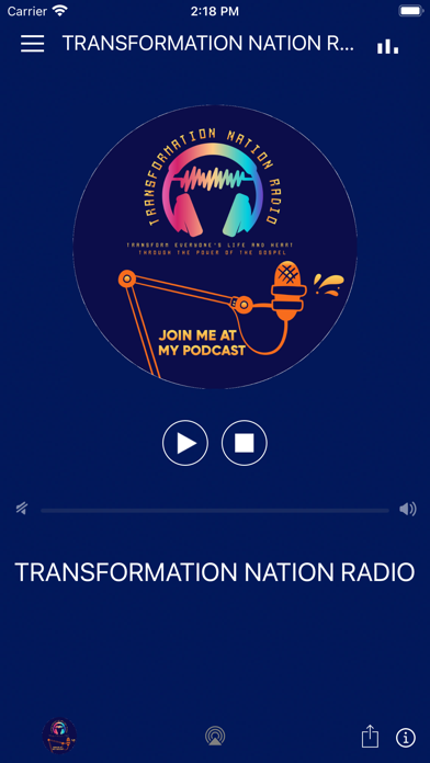 Ảnh chụp màn hình của TRANSFORMATION NATION RADIO