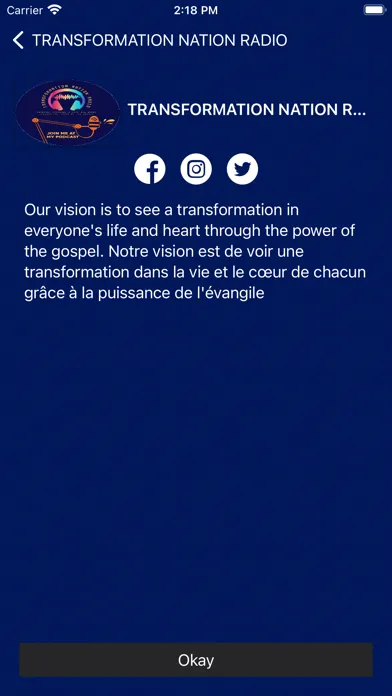 TRANSFORMATION NATION RADIO Ekran Görüntüleri